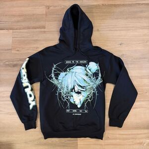 New Bring Me The Horizon Post Human Next Gen YOUtopia Black Hoodie Size Small